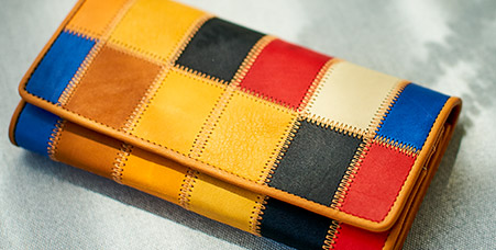 同じものが一つとしてないパッチワークデザイン