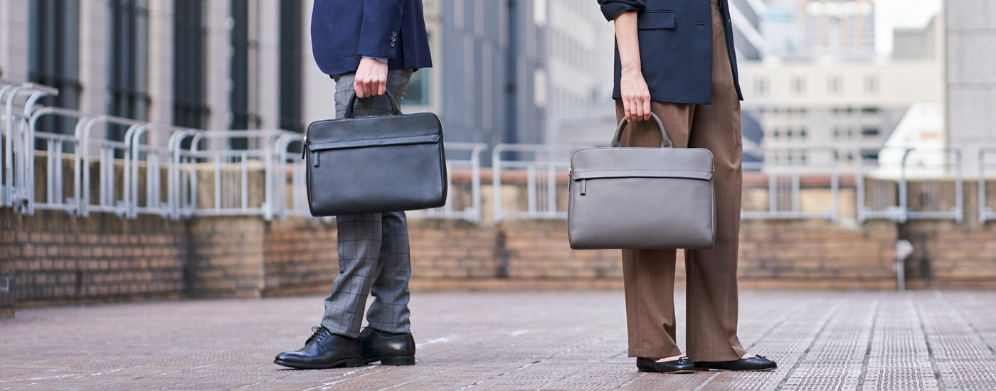 ALFA ビジネスバッグ レザーバッグ