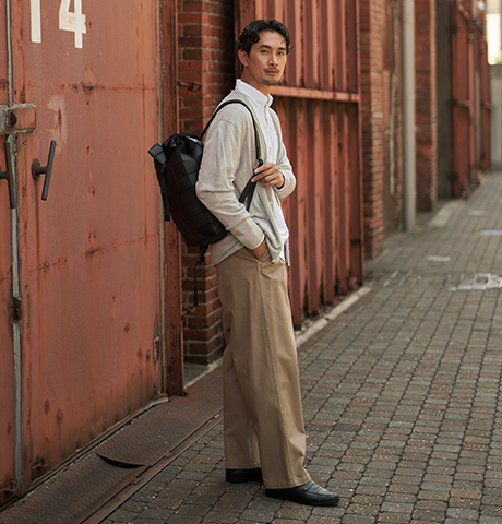 軽量トートL レザートートバッグ