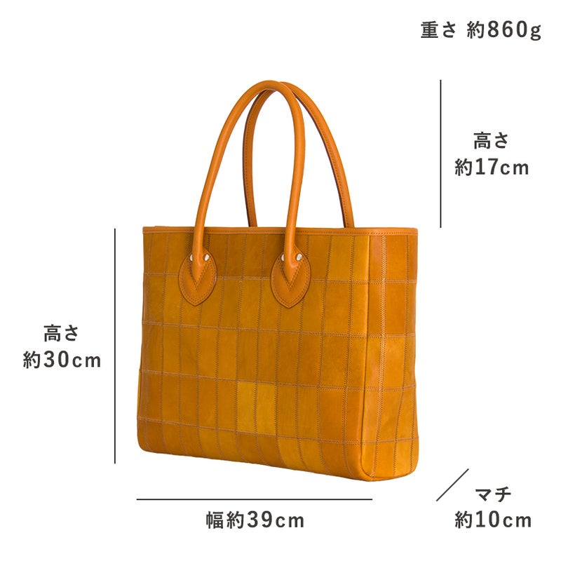 トライオン 横型レザートートバッグ DPC260