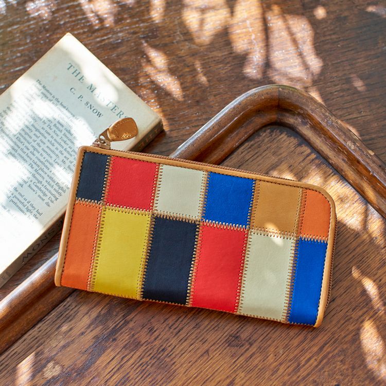 L字ファスナー長財布 マルチカラー