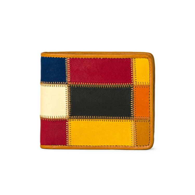パッチワーク 革財布 トライオン