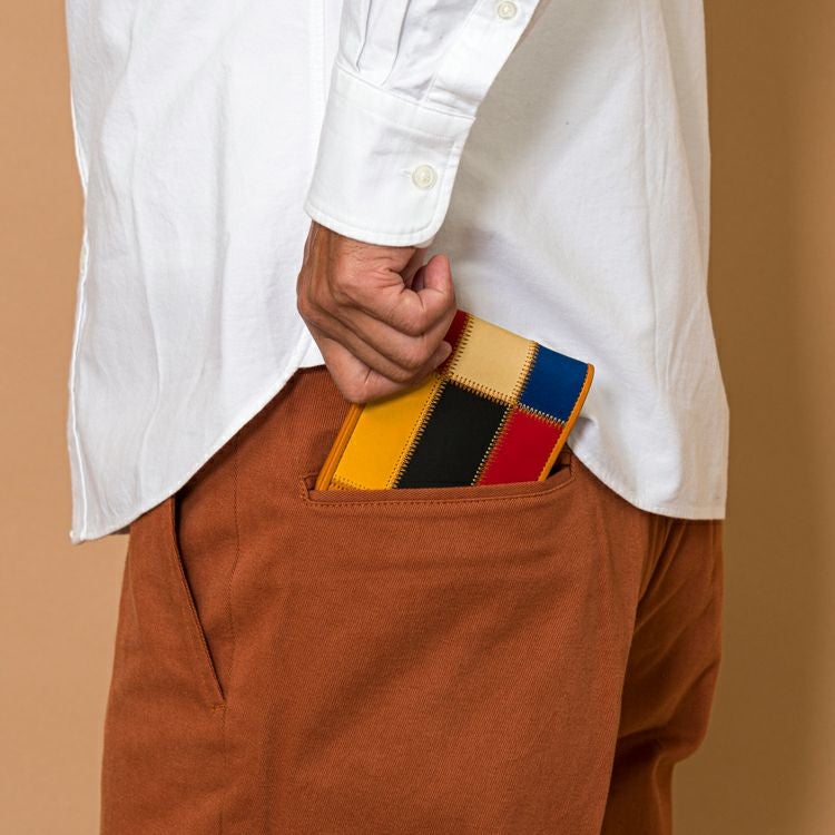 2つ折り財布　マルチカラー　DPC802M