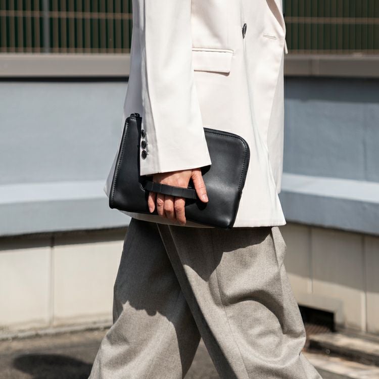 レザークラッチバッグ S｜SLIM A5｜革・レザーバッグのTOMOE(トモエ