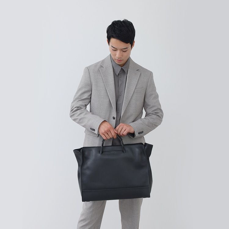 TOMOE ブラックレザー2wayトートバッグ 楽天市場】TOMOE トモエ 2WAYトートバッグ レザー 本革 ブラック シボ