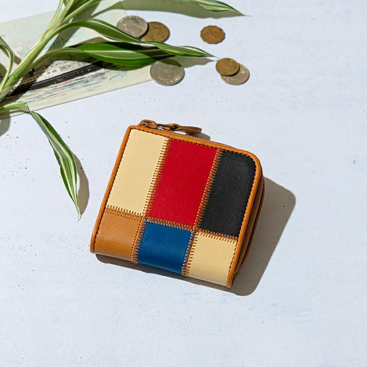 2つ折り財布 マルチカラー