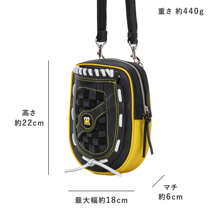 トライオン 阪神タイガースコラボ グローブミニショルダー GLB110HT