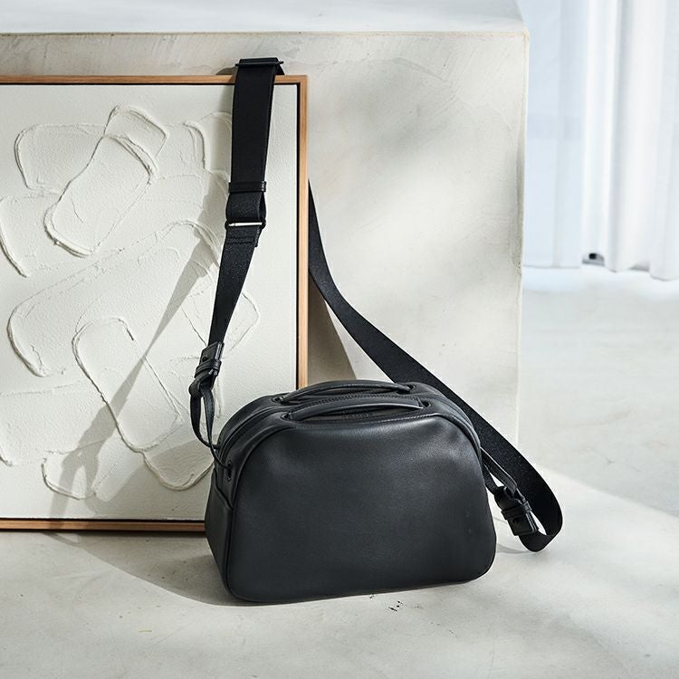 want les essentiels 2WAY ミニボストン ショルダー 2WAYミニボストンショルダー｜NEUTRAL_BOS｜革・レザーバッグのTOMOE