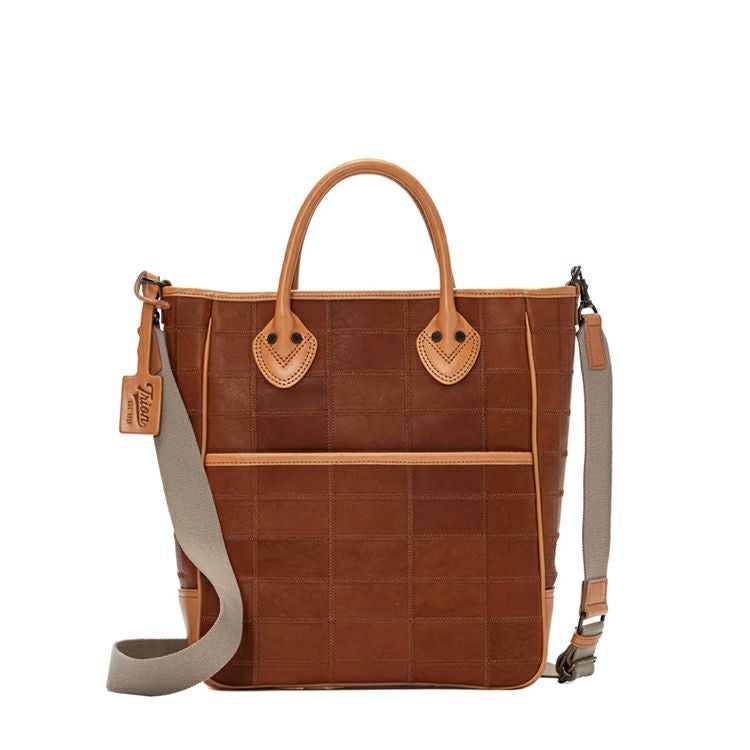 レザートートバッグ トート縦型