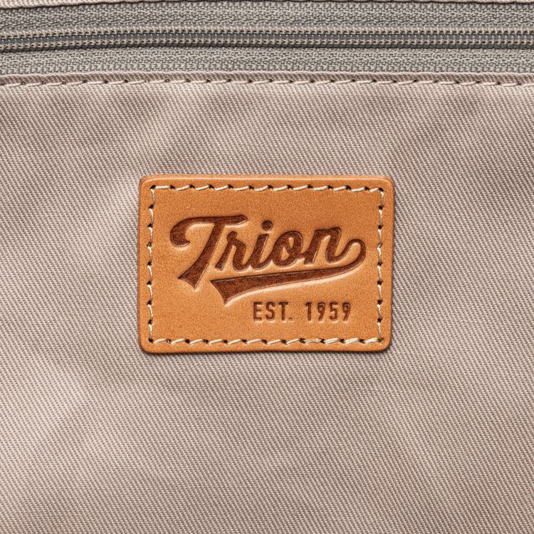 TRION 編み込みデザイン ボディバッグ ベージュ メッシュ編み込みボディバッグ ボディーバッグ|ボディバッグ専門通販
