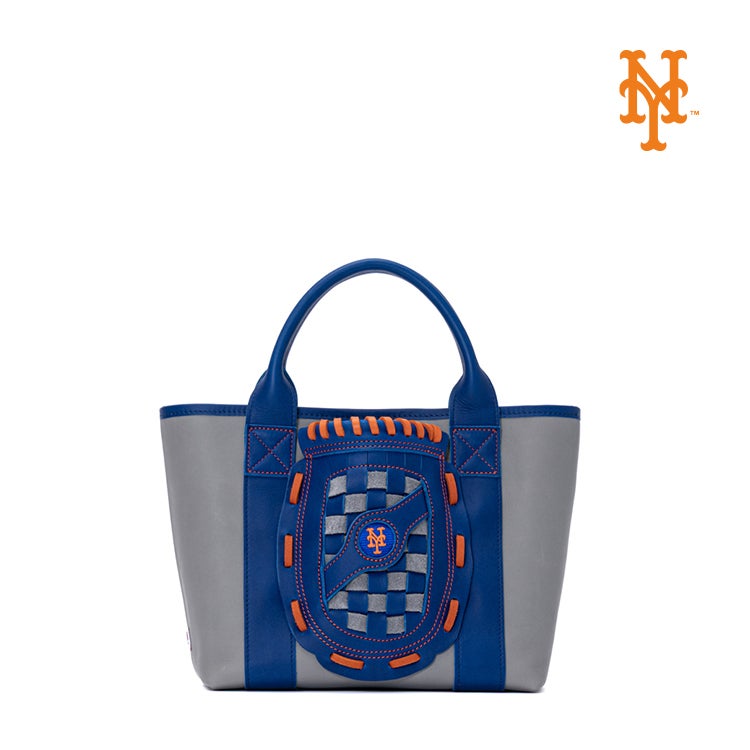 レザートートバッグ ニューヨーク・メッツモデル グローブミニトート