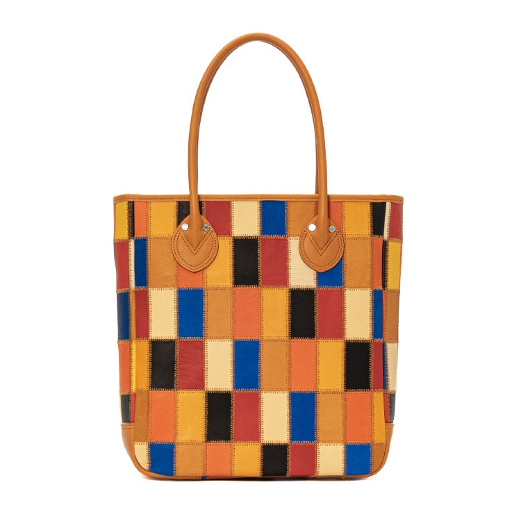 レザートートバッグ トート縦型 マルチカラー