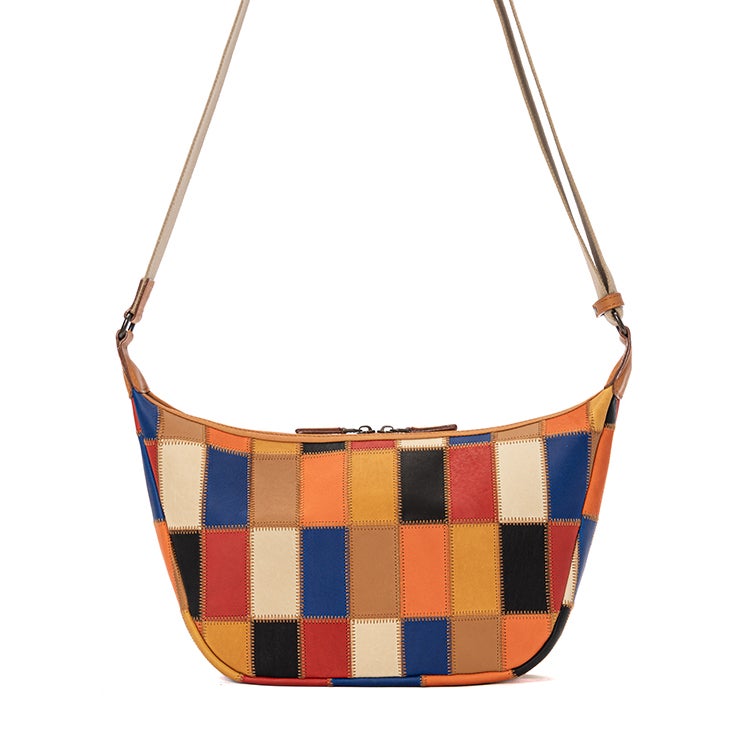 レザーショルダーバッグ ショルダーバッグ マルチカラー