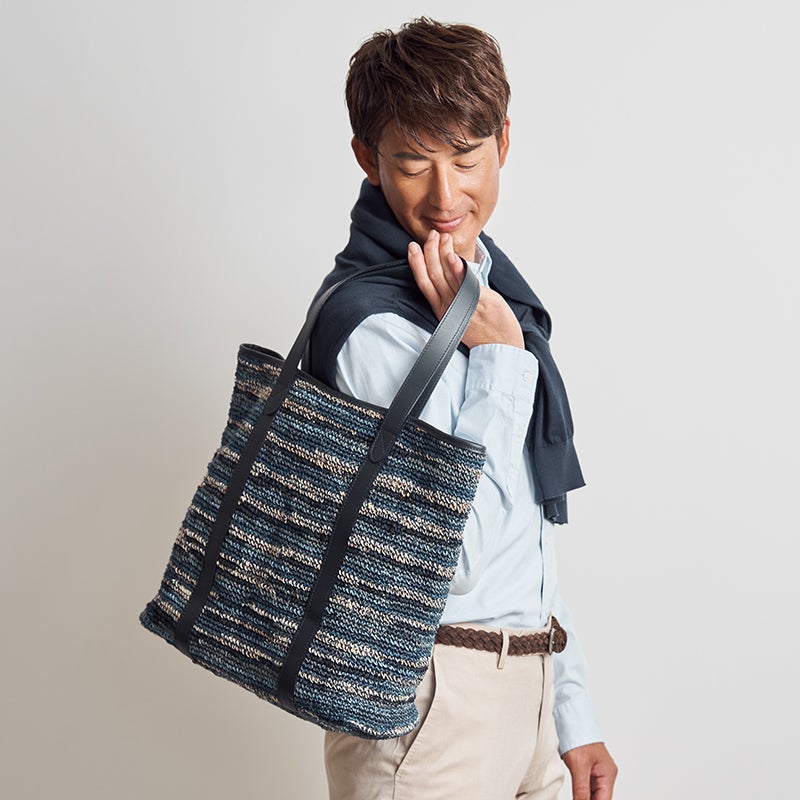 トライオン DBK2401M バスケットトート縦型 マルチカラー