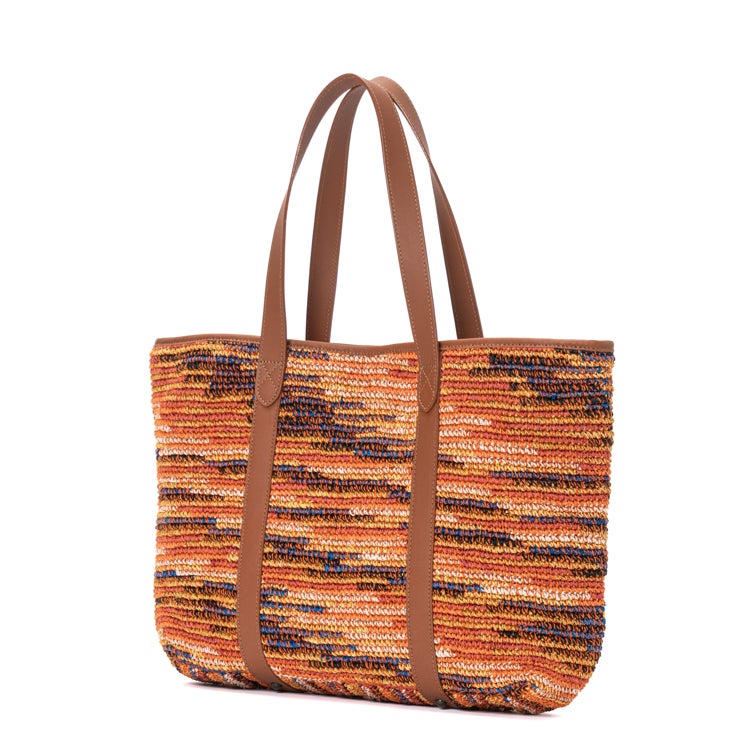 トライオン DBK2402M バスケットトート横型 マルチカラー