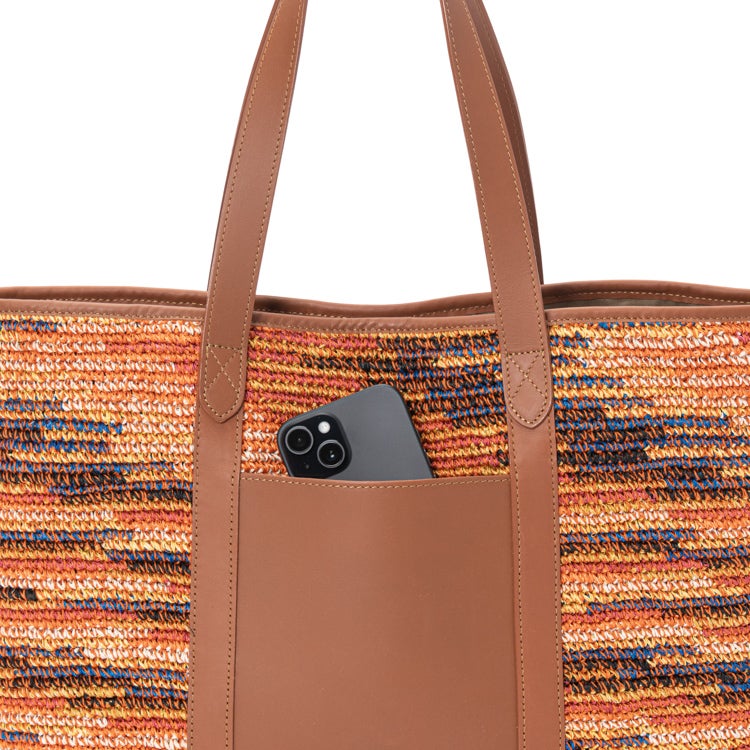 トライオン DBK2402M バスケットトート横型 マルチカラー