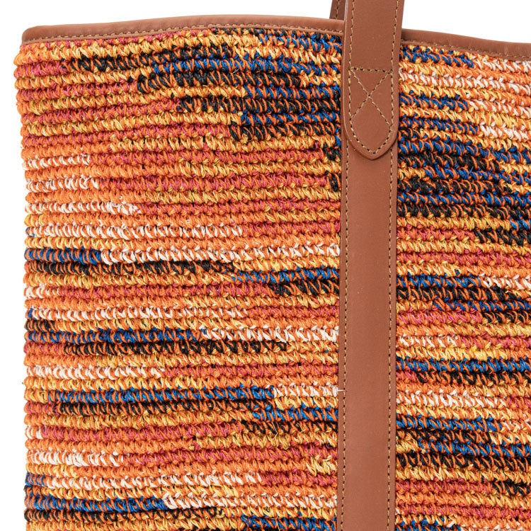 トライオン DBK2402M バスケットトート横型 マルチカラー